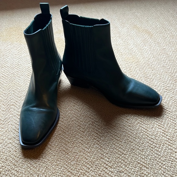 Seychelles Forest Green Western-Style Ankle Booties - Picture 4 of 10